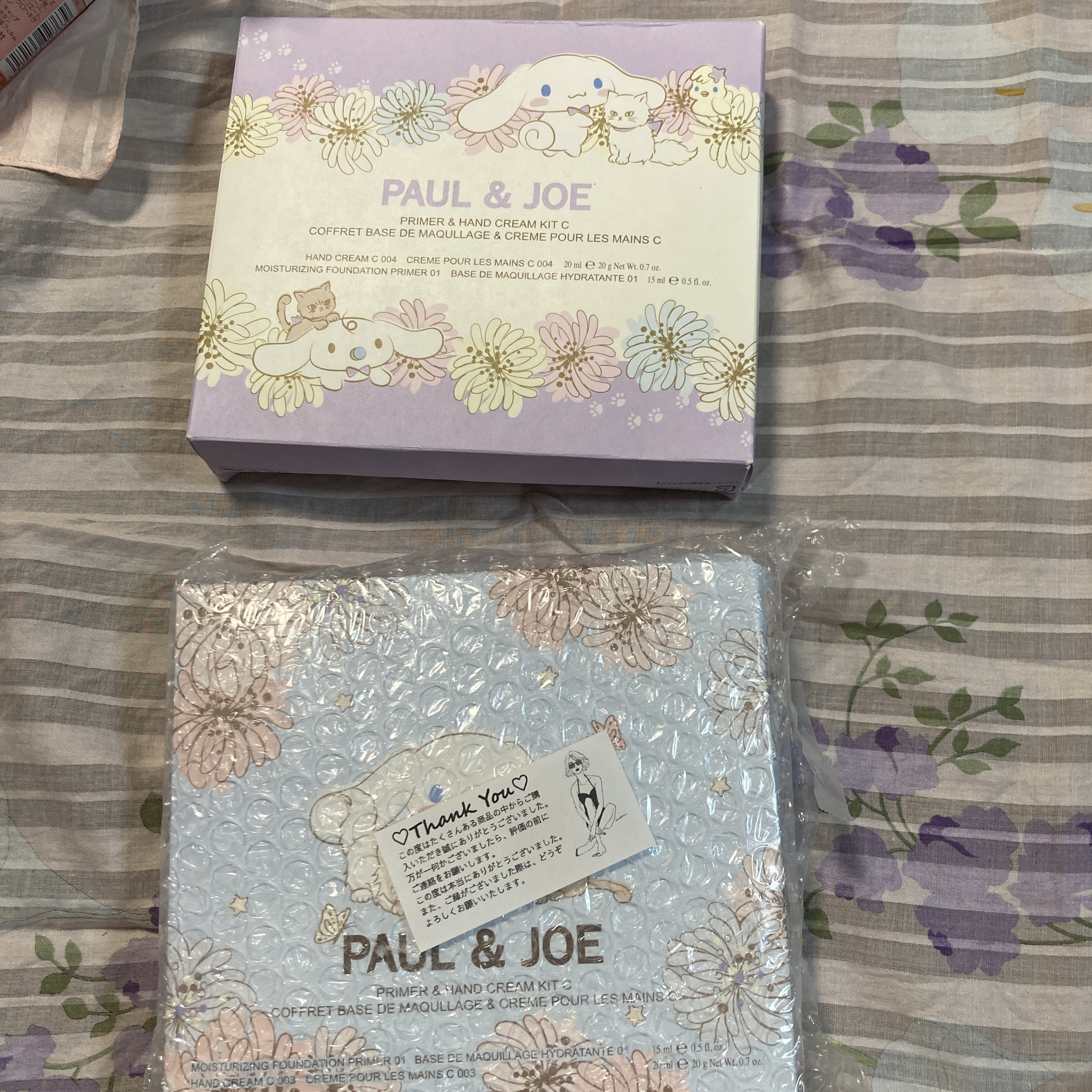 プライマー＆ハンドクリーム キット C/PAUL & JOE BEAUTE/その他キットセットを使ったクチコミ（1枚目）