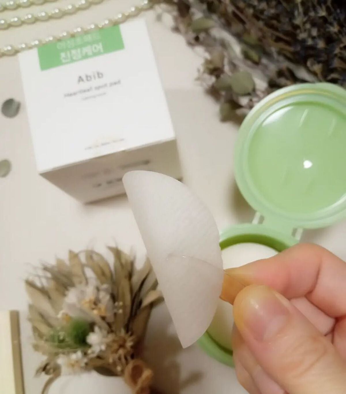 ドクダミカーミングタッチスポットパッド/Abib /トナーパッドを使ったクチコミ(4枚目)