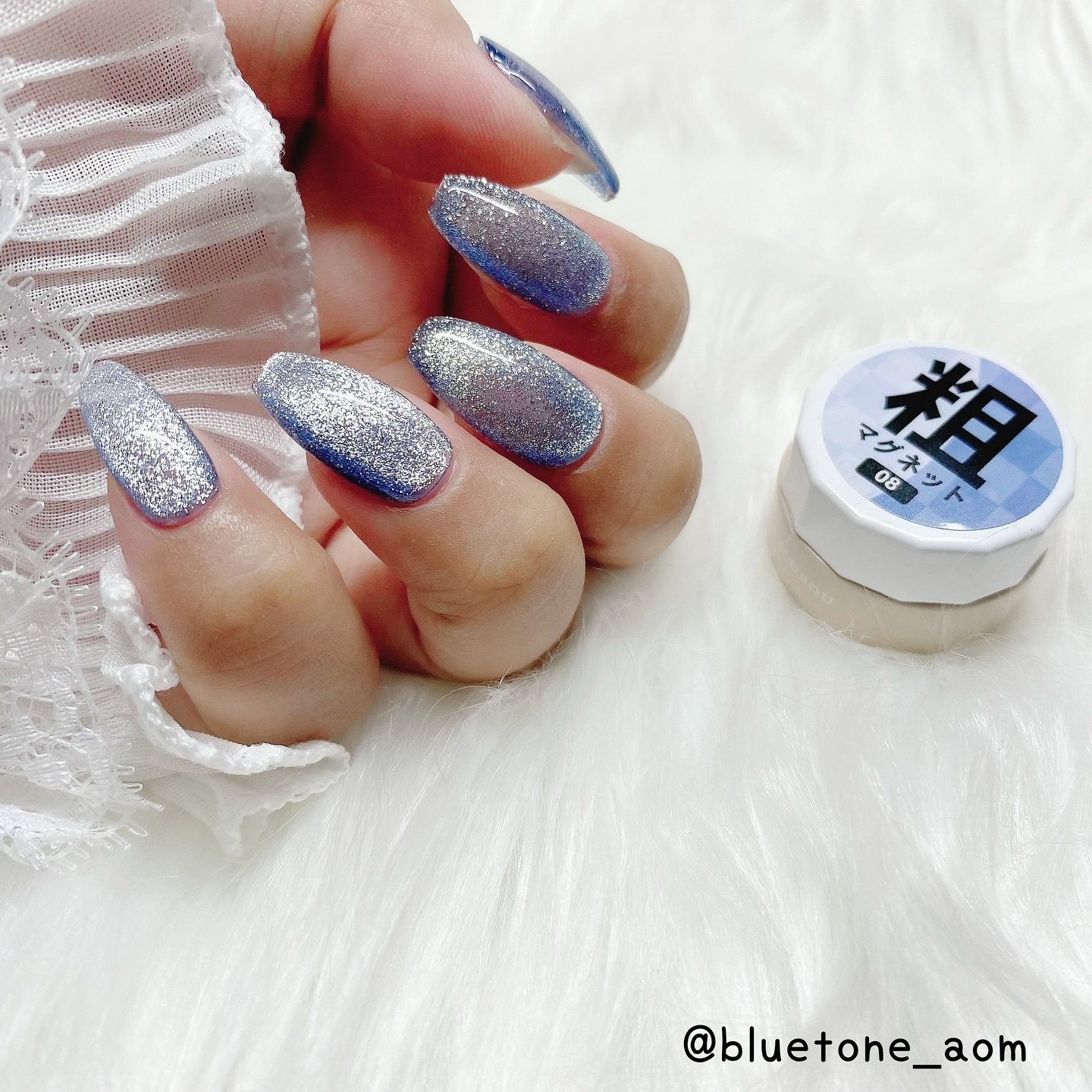 粗マグネット/ネイル工房/ジェルネイルを使ったクチコミ（2枚目）