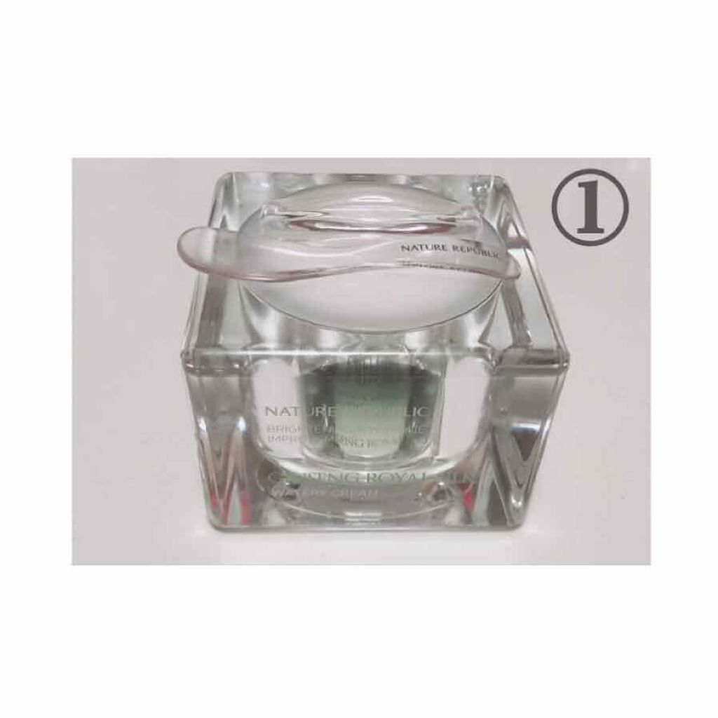 RY ウォータリークリーム GI（ジンセン ロイヤル シルク ウォータリー クリーム）/ネイチャーリパブリック/フェイスクリームを使ったクチコミ（1枚目）