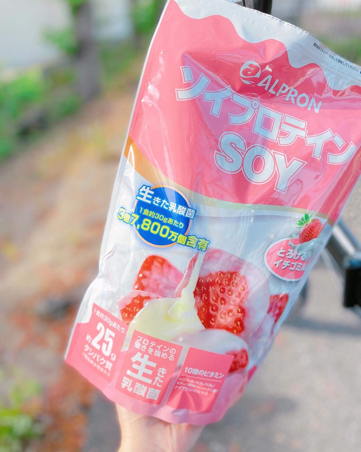 ソイプロテインいちごミルク風味 ALPRON
