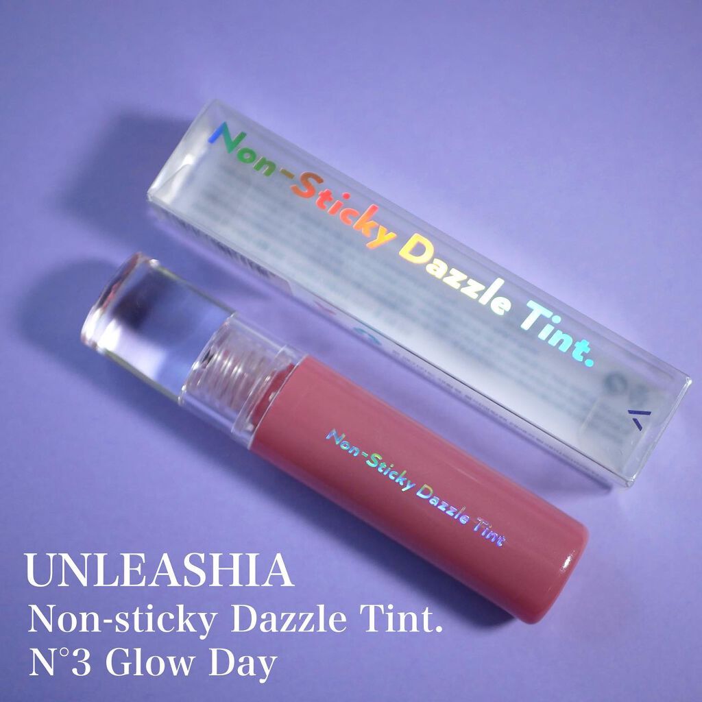 ノンスティッキーダズルティント/unleashia/リップティントを使ったクチコミ(2枚目)