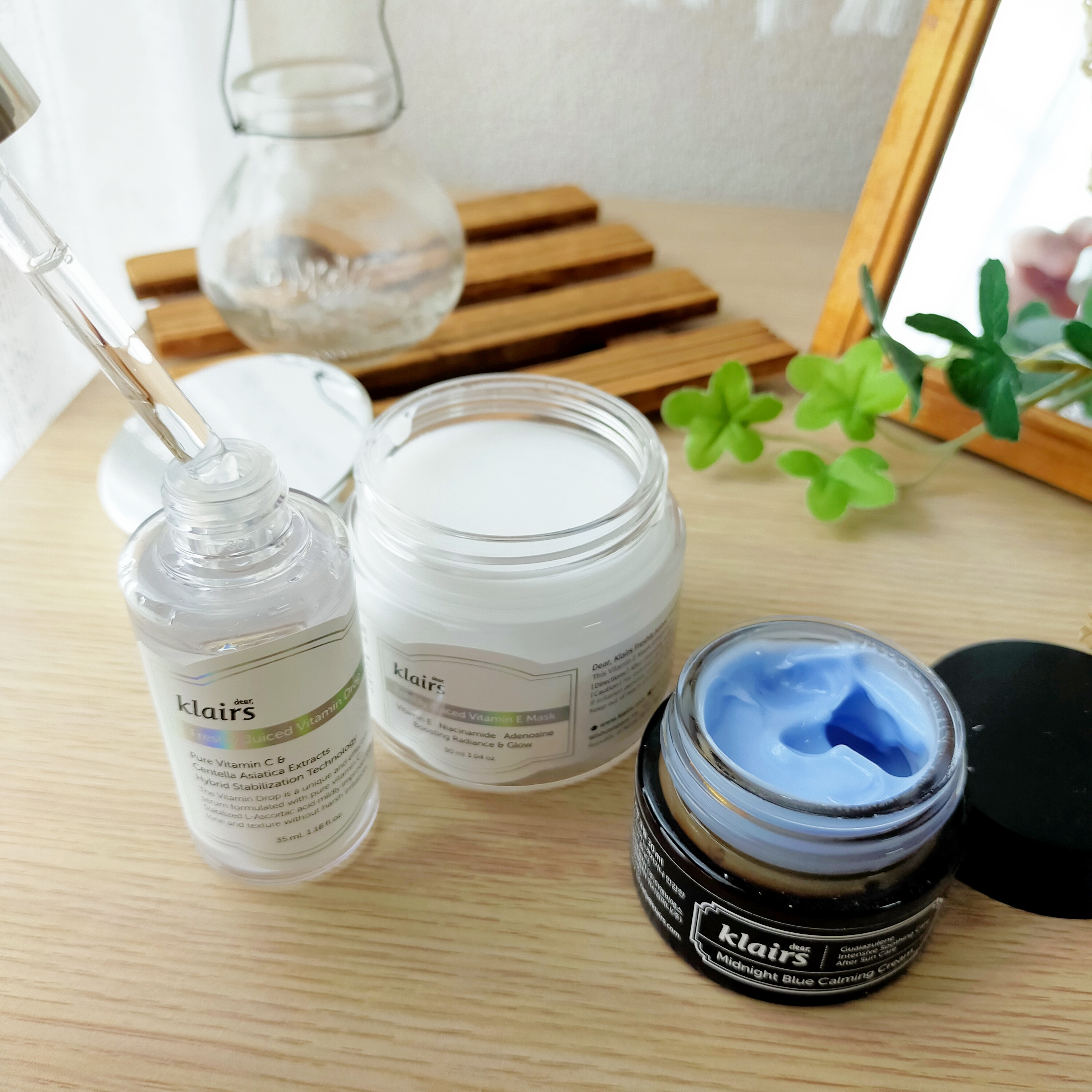 ミッドナイトブルーカーミングクリーム/Klairs/フェイスクリームを使ったクチコミ（2枚目）