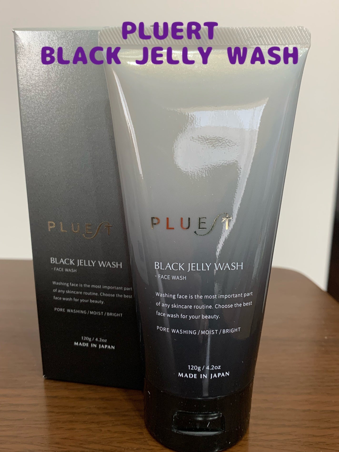 BLACK JELLY WASH(ブラックジェリーウォッシュ)/PLUEST/その他洗顔料を使ったクチコミ(1枚目)