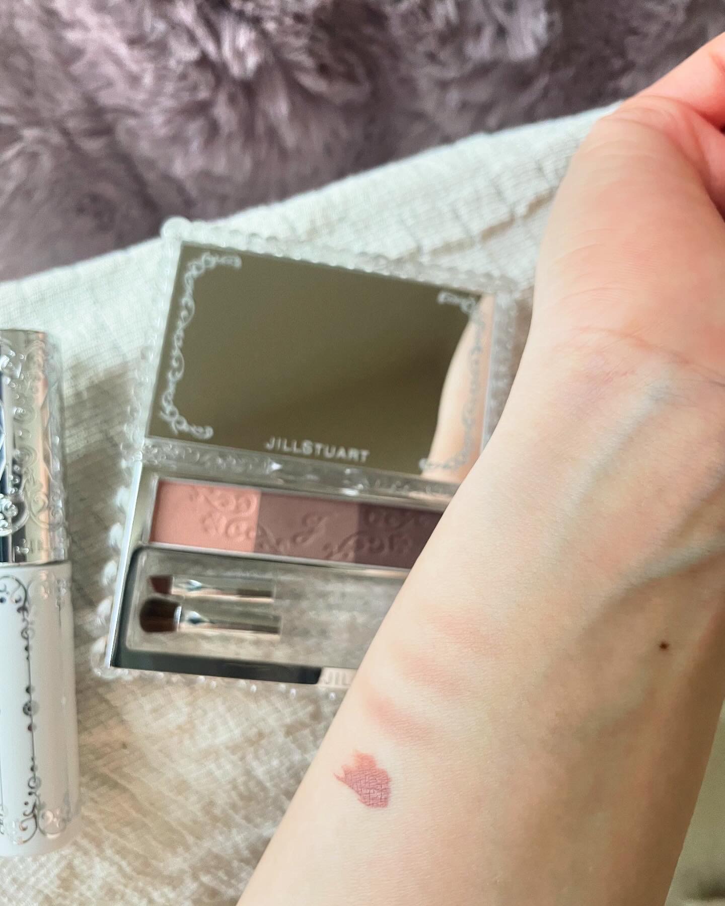 ジルスチュアート ムースブロウマスカラ 15 pink beige/JILL STUART/眉マスカラを使ったクチコミ（2枚目）