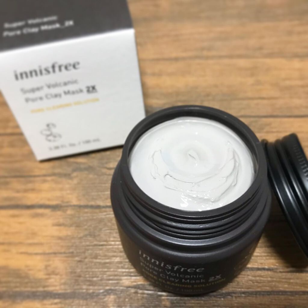 スーパーヴォルカニック　ポア　クレイマスク/innisfree/洗い流すパック・マスクを使ったクチコミ（2枚目）