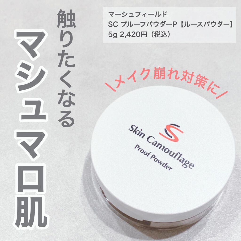 SC プルーフパウダーA/マーシュ・フィールド/ルースパウダーを使ったクチコミ（1枚目）