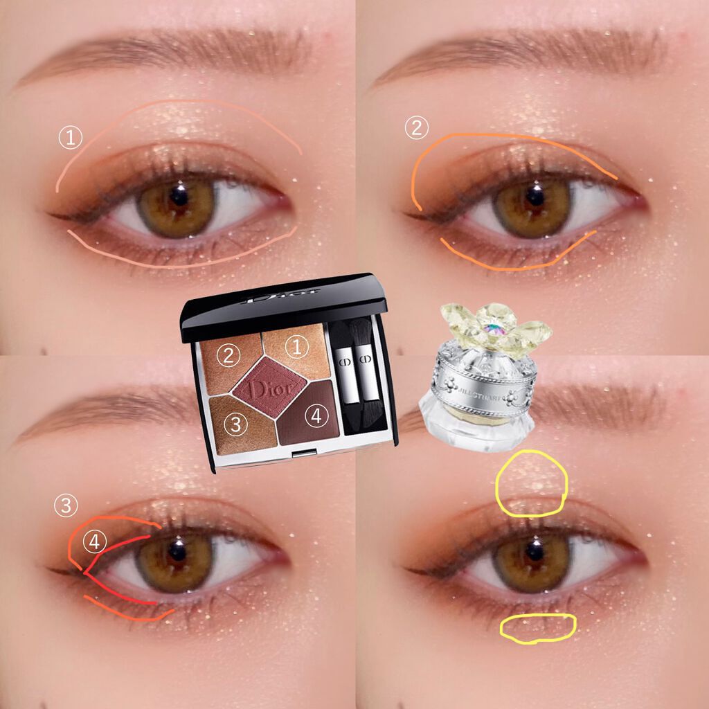 ジルスチュアート クリスタルブルーム ジェリービジュー/JILL STUART/ジェル・クリームアイシャドウを使ったクチコミ（2枚目）