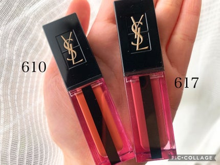 ルージュ ピュールクチュール ヴェルニ ウォーターステイン/YVES SAINT LAURENT BEAUTE/口紅を使ったクチコミ(1枚目)