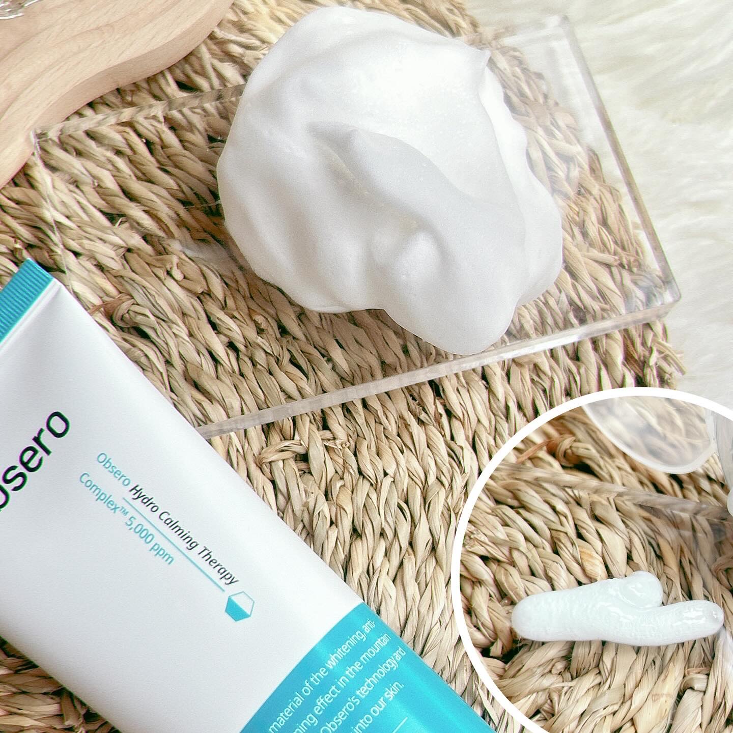 グリーンカーミングブルーレーションクリーンクーリムプラス/obsero/フェイスクリームを使ったクチコミ（3枚目）