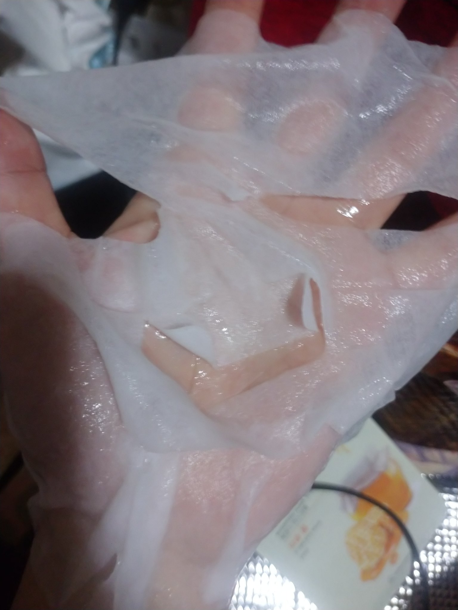 エッセンシャルフェイスマスク/DAISO/シートマスク・パックを使ったクチコミ（3枚目）