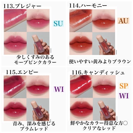 フルーティーグラムティント/Laka/リップティントを使ったクチコミ(5枚目)