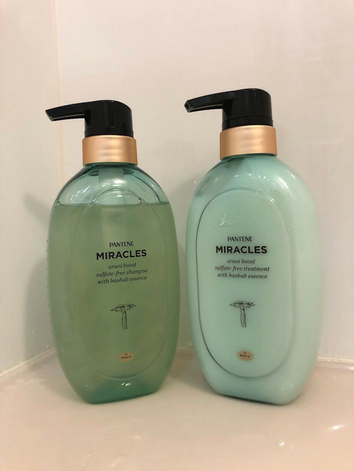 ミラクルズ うるおいブースト シャンプー/トリートメント/パンテーン/市販シャンプーを使ったクチコミ（1枚目）