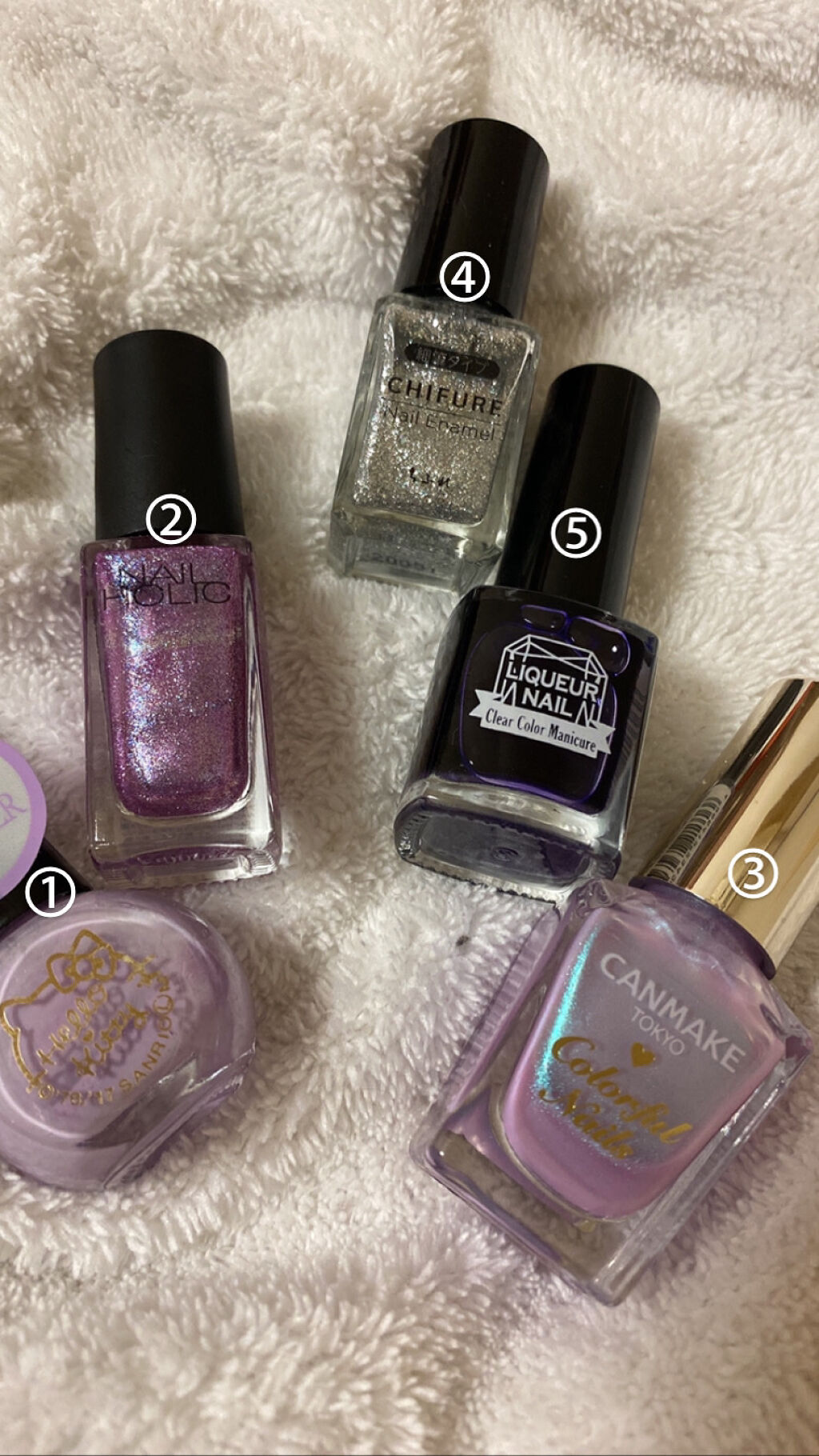 カラフルネイルズ/キャンメイク/マニキュアを使ったクチコミ（3枚目）