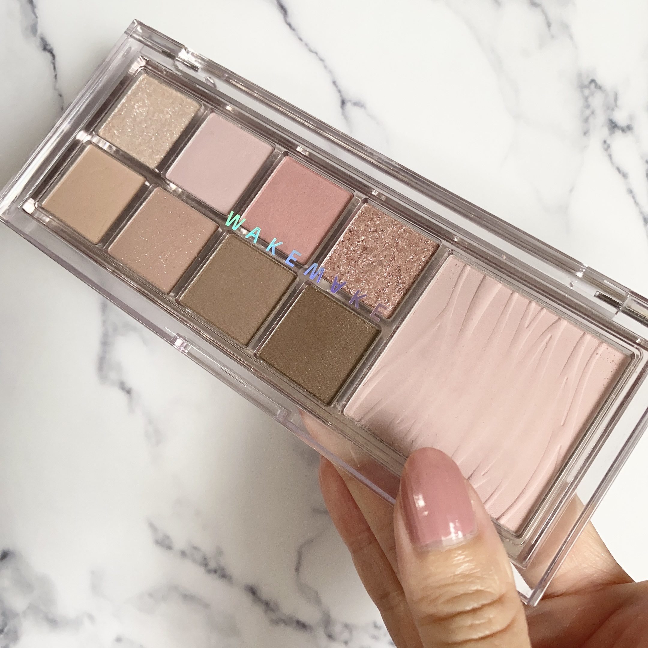 ミックスブラーリングアイパレット/wakemake/マルチパレットを使ったクチコミ（3枚目）