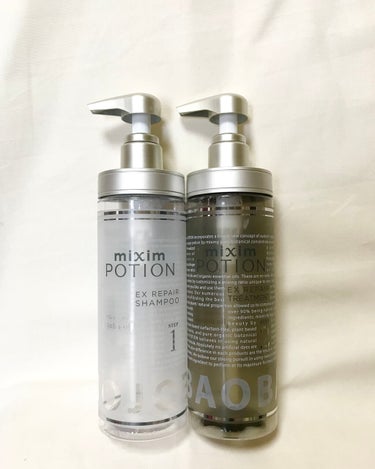 💐サラッとナチュラル♡シャンプー＆トリートメント💐

【mixim POTION（ミクシムポーション）】
・EXリペアシャンプー 440mL
・EXトリートメント 440g


最近の市販のシャンプー＆