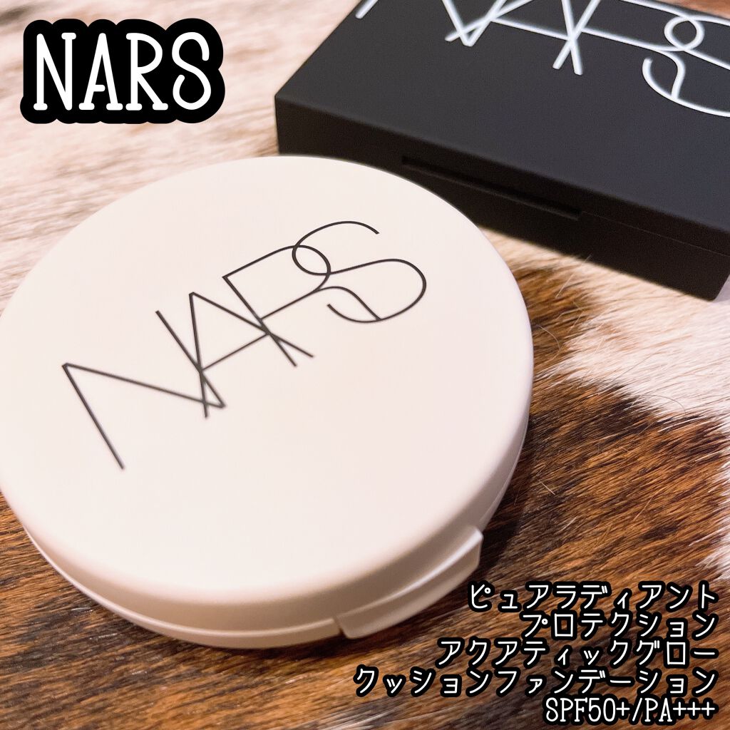 ピュアラディアントプロテクション アクアティックグロー クッションファンデーション SPF50+／PA+++ 00508/NARS/クッションファンデーションを使ったクチコミ（1枚目）