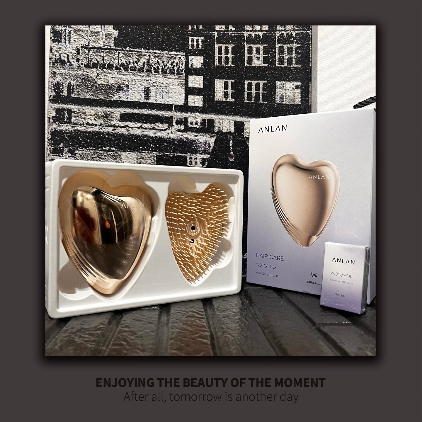 グロウケアブラシ/ANLAN/ヘアブラシを使ったクチコミ（1枚目）