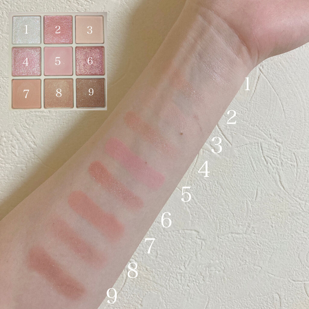 シャドウパレット/dasique/アイシャドウパレットを使ったクチコミ（3枚目）