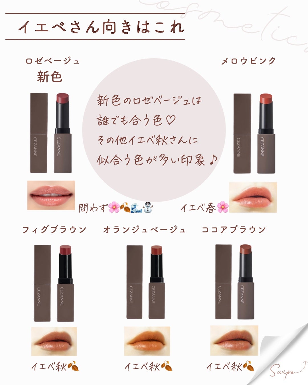 リップカラーシールド/CEZANNE/口紅を使ったクチコミ(4枚目)