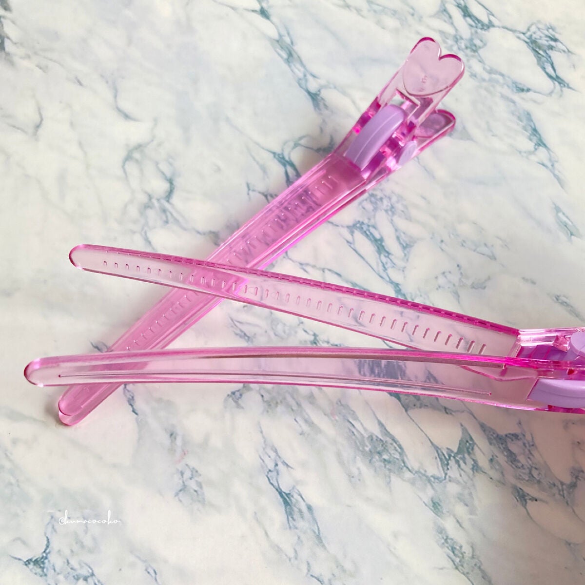 跡が付かない前髪クリップ/マペペ/ヘアアクセサリーを使ったクチコミ(3枚目)