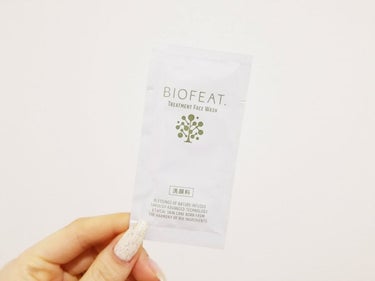 トリートメントフェイスウォッシュ /BIOFEAT. /その他洗顔料を使ったクチコミ（1枚目）