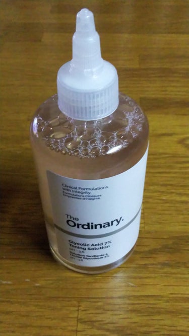 Glycolic Acid 7% Toning  Solution/The Ordinary/ブースター・導入液を使ったクチコミ（1枚目）