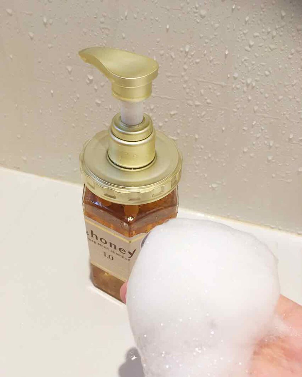 ディープモイスト シャンプー1.0／ヘアトリートメント2.0/&honey/市販シャンプーを使ったクチコミ（3枚目）