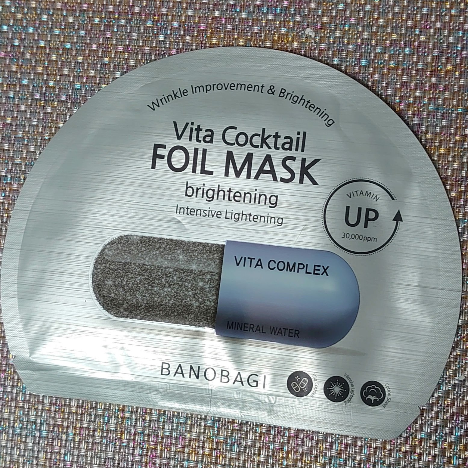 ビタカクテル ホイルマスク/BANOBAGI/シートマスク・パックを使ったクチコミ（1枚目）