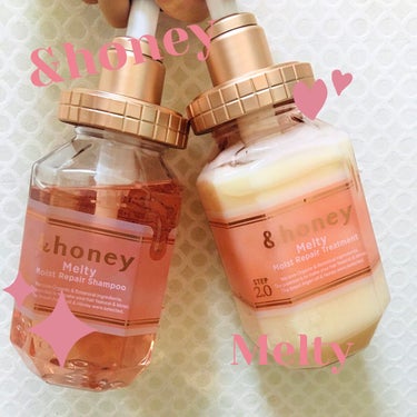 &honey Melty モイストリペア シャンプー1.0／モイストリペア ヘアトリートメント2.0/&honey/シャンプー・コンディショナーを使ったクチコミ（1枚目）