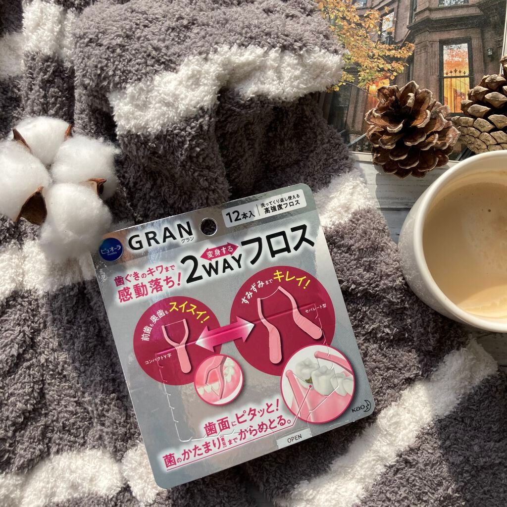 ピュオーラGRAN 2WAYフロス/ピュオーラ/デンタルフロス・歯間ブラシを使ったクチコミ(1枚目)