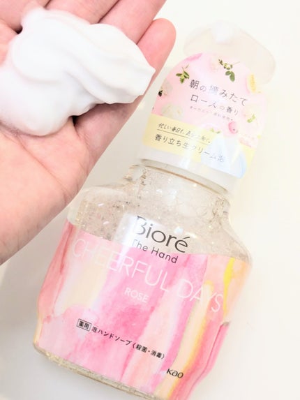 ビオレ ザ ハンド 泡ハンドソープ 朝の摘みたてローズの香り/ビオレ/ハンドソープを使ったクチコミ(2枚目)