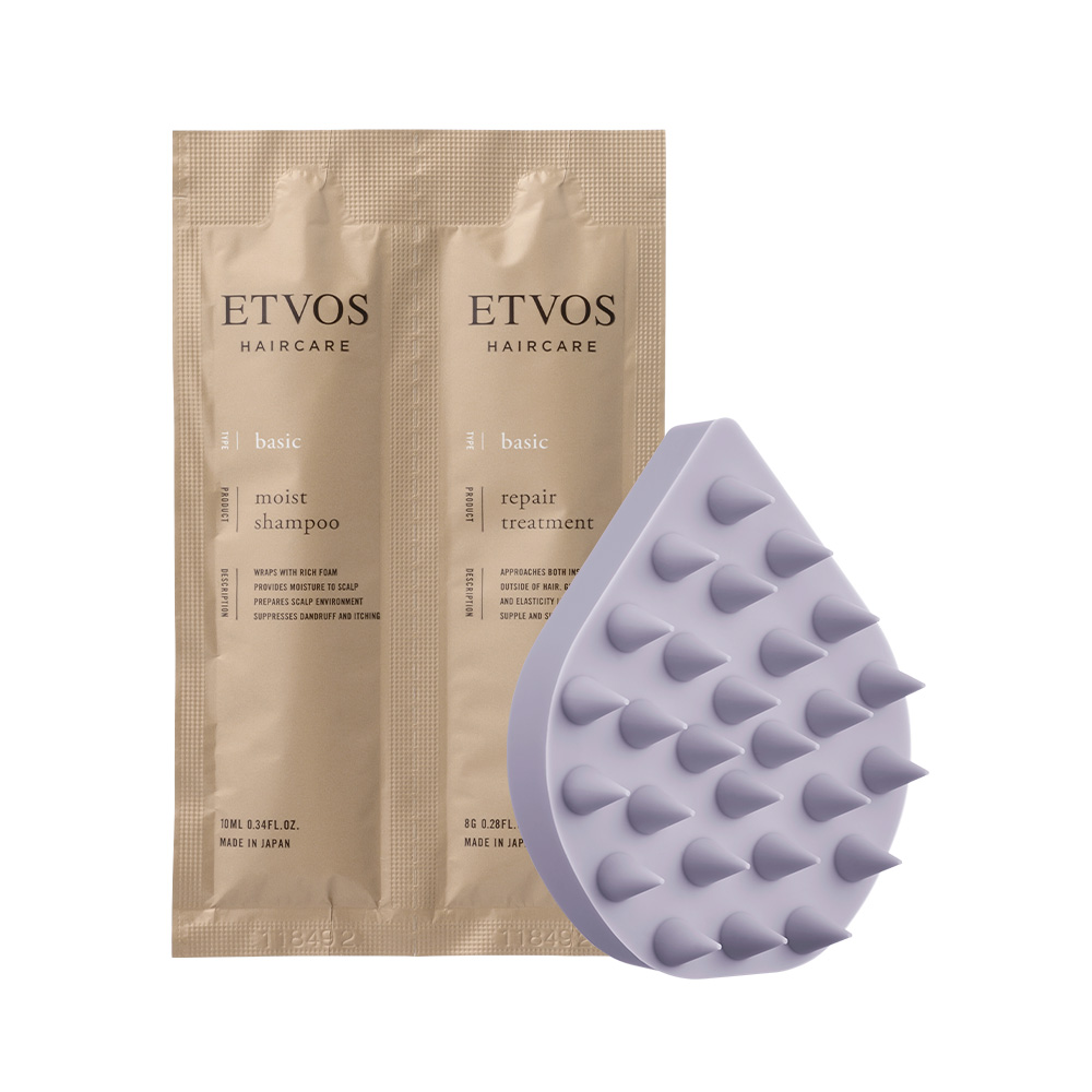 リラクシングマッサージブラシキット ライラック