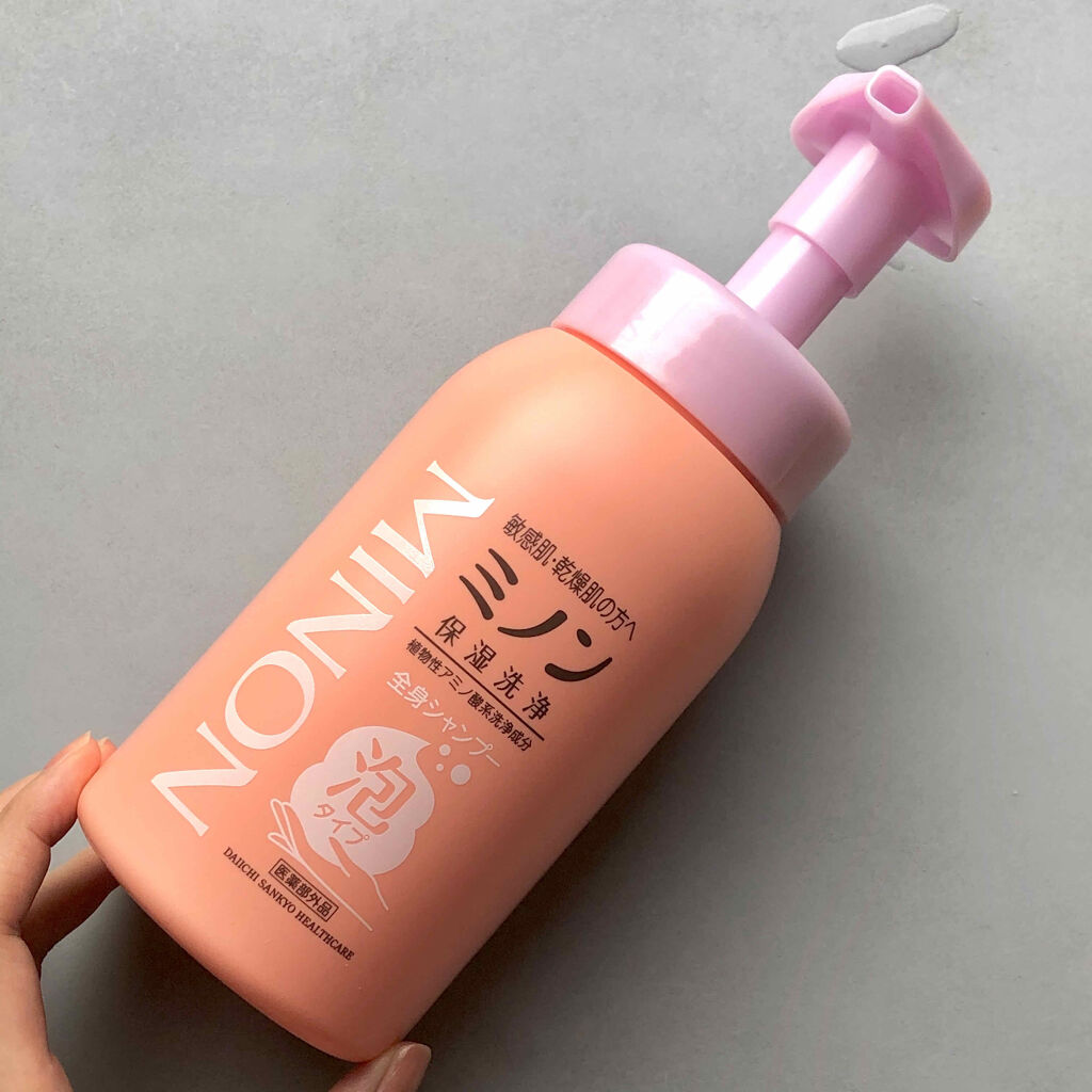 ミノン全身シャンプー(泡タイプ) 本体 500mL/ミノン/ボディソープを使ったクチコミ（1枚目）