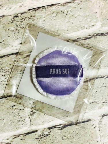 ANNA SUI パウダーファンデーションパフのクチコミ「ANNA SUI
ブライトニング パウダーパフ



こちらの商品は、
仲良しで大好きな ぷぴ.....」（1枚目）