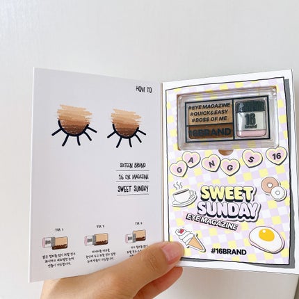 16 EYE MAGAZINE/16BRAND/アイシャドウパレットを使ったクチコミ(5枚目)