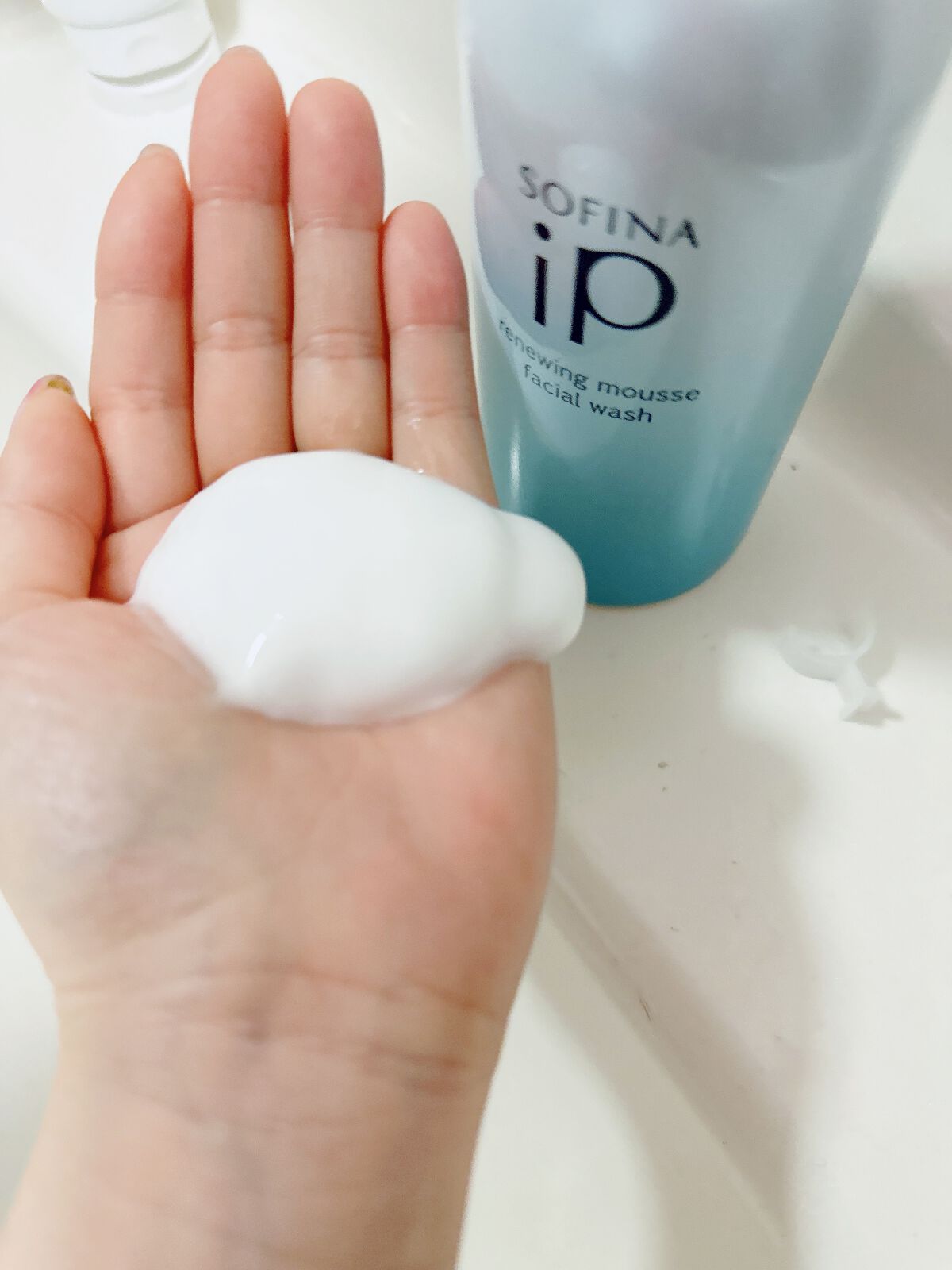 ソフィーナ iP リニュー ムース ウォッシュ/SOFINA iP/泡洗顔を使ったクチコミ(4枚目)