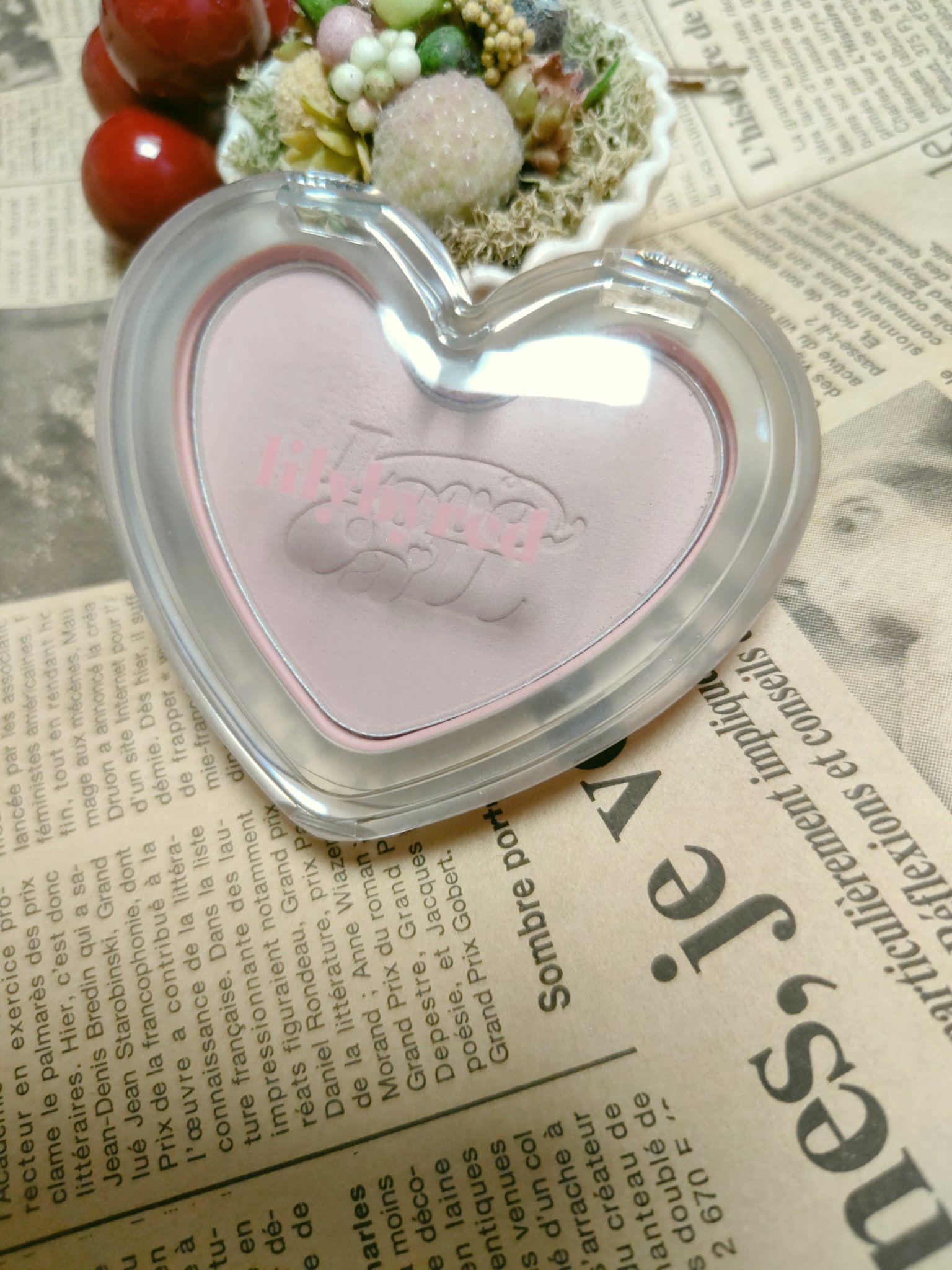 Luv Beam Blur Cheek 05 Blurry Lavender/lilybyred/パウダーチークを使ったクチコミ（1枚目）