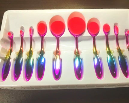 歯ブラシ型メイクブラシ/DAISO/メイクブラシを使ったクチコミ(1枚目)