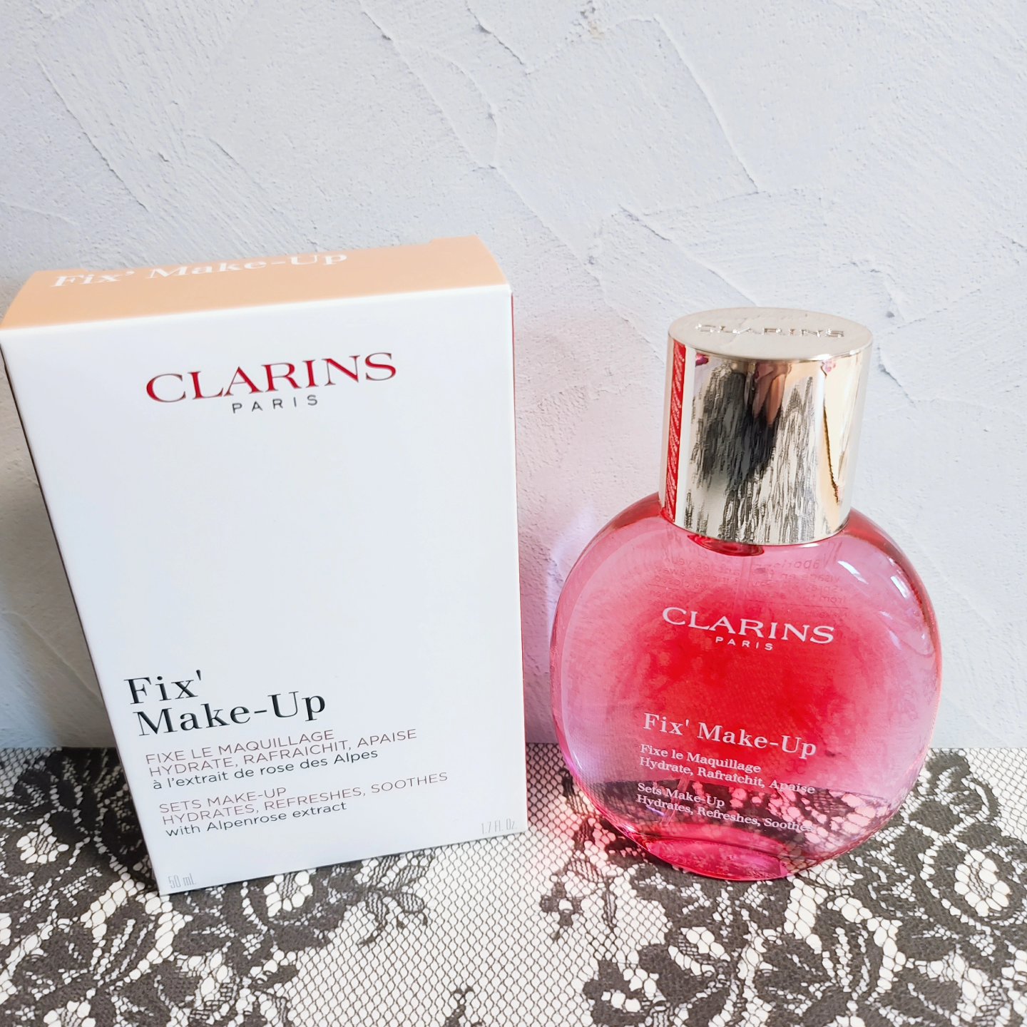 フィックス メイクアップ 50ml/CLARINS/ミスト状化粧水を使ったクチコミ（1枚目）