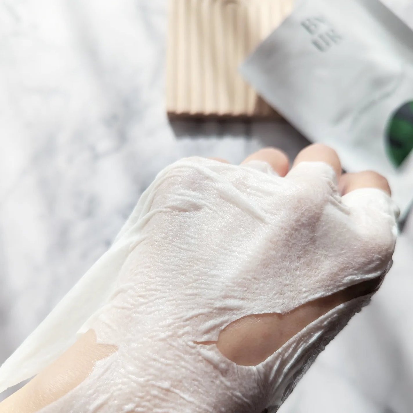 スージンググリーン スキニークリームマスク/ByUR/シートマスク・パックを使ったクチコミ(6枚目)