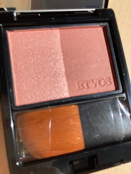 ミネラルプレストチーク/エトヴォス/パウダーチークを使ったクチコミ(1枚目)