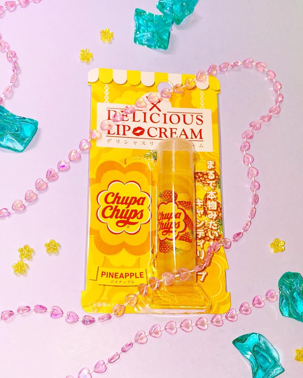 デリシャスリップクリーム Chupa Chups(チュッパチャプス)/デリシャスリップクリーム/リップクリームを使ったクチコミ(1枚目)