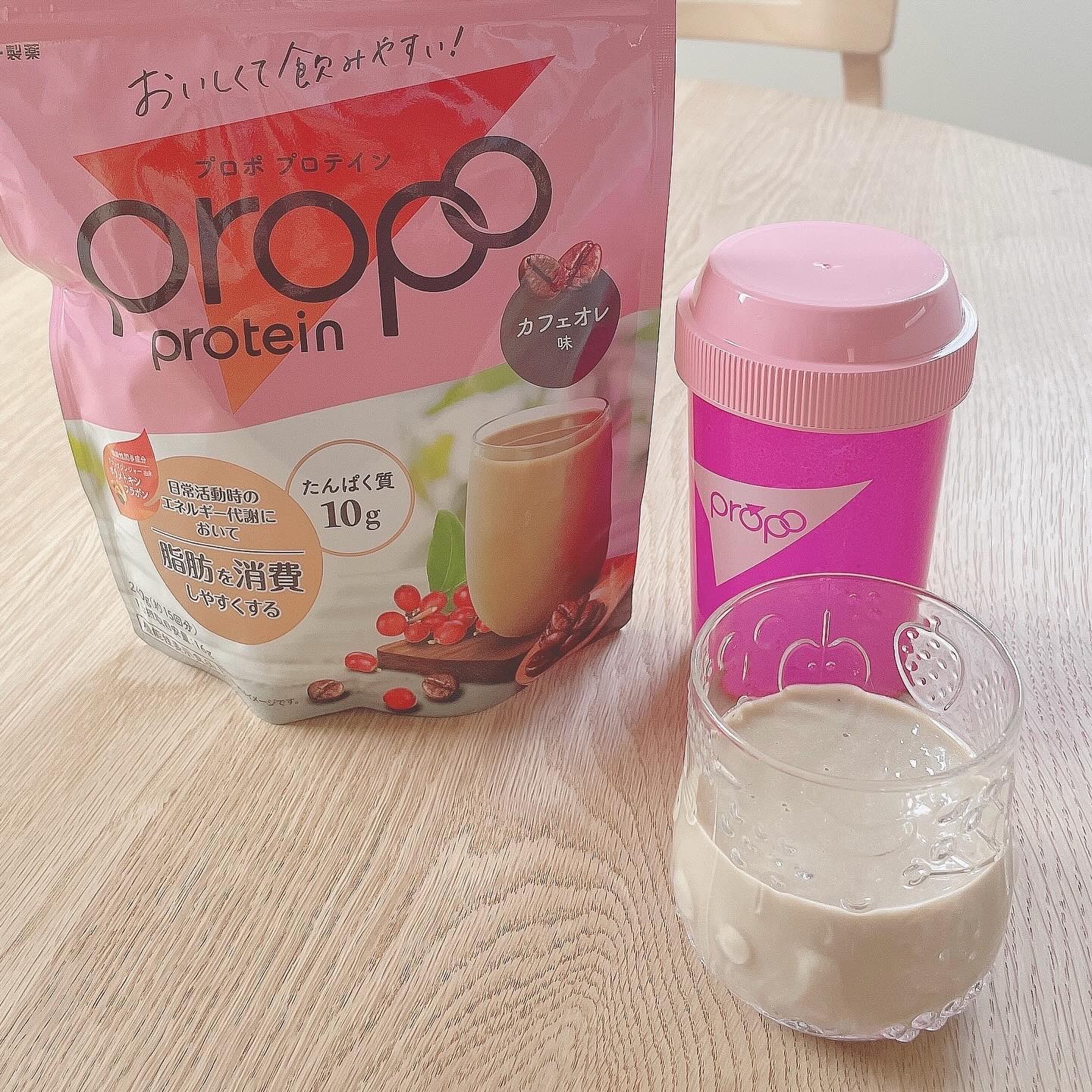 プロポ プロテイン(カフェオレ味)/ロート製薬/その他プロテインを使ったクチコミ（2枚目）