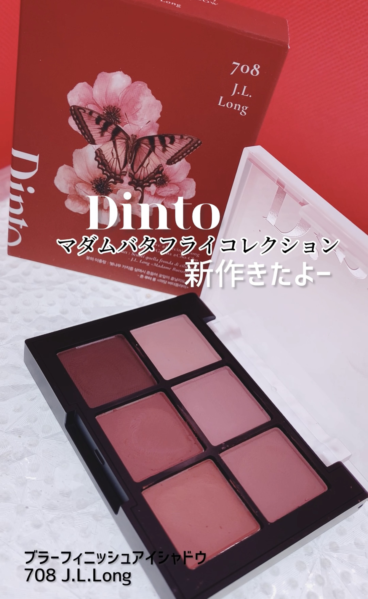 ブラーフィニシュシャドウパレット/Dinto/アイシャドウパレットを使ったクチコミ（1枚目）