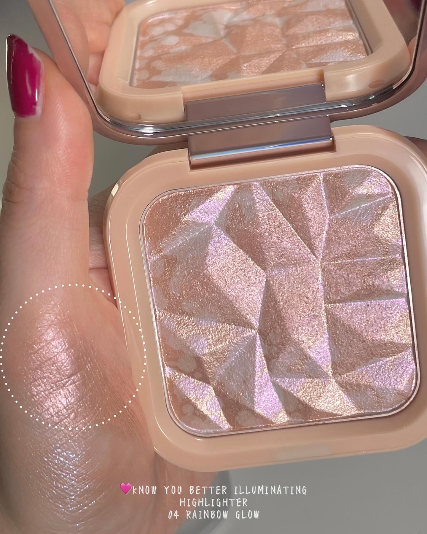 know you letten ダイヤモンド ハイライトパウダー/ELLESY/パウダーハイライトを使ったクチコミ（2枚目）