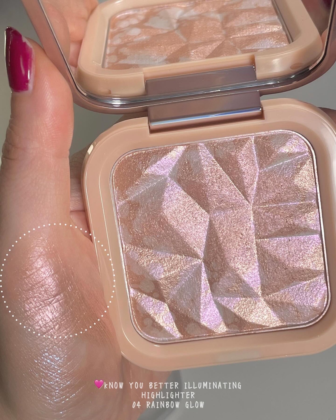 know you letten ダイヤモンド ハイライトパウダー/ELLESY/パウダーハイライトを使ったクチコミ(2枚目)