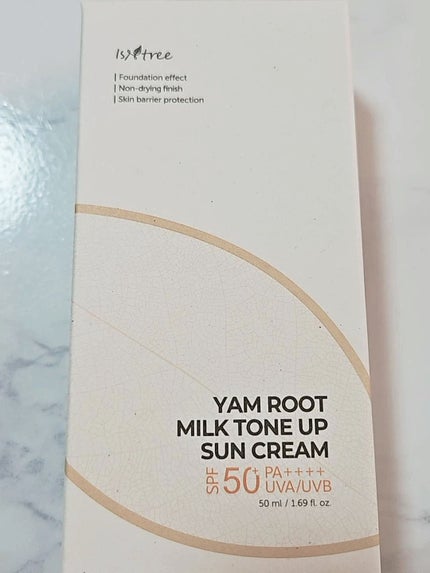 ヤマイモ ミルク トーンアップ UVクリーム/Isntree/日焼け止めクリームを使ったクチコミ(4枚目)
