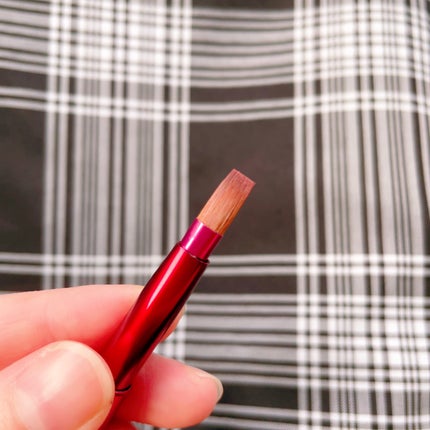 熊野筆 化粧筆 携帯用リップブラシ(平タイプ)MB008/文宏堂/メイクブラシを使ったクチコミ(4枚目)