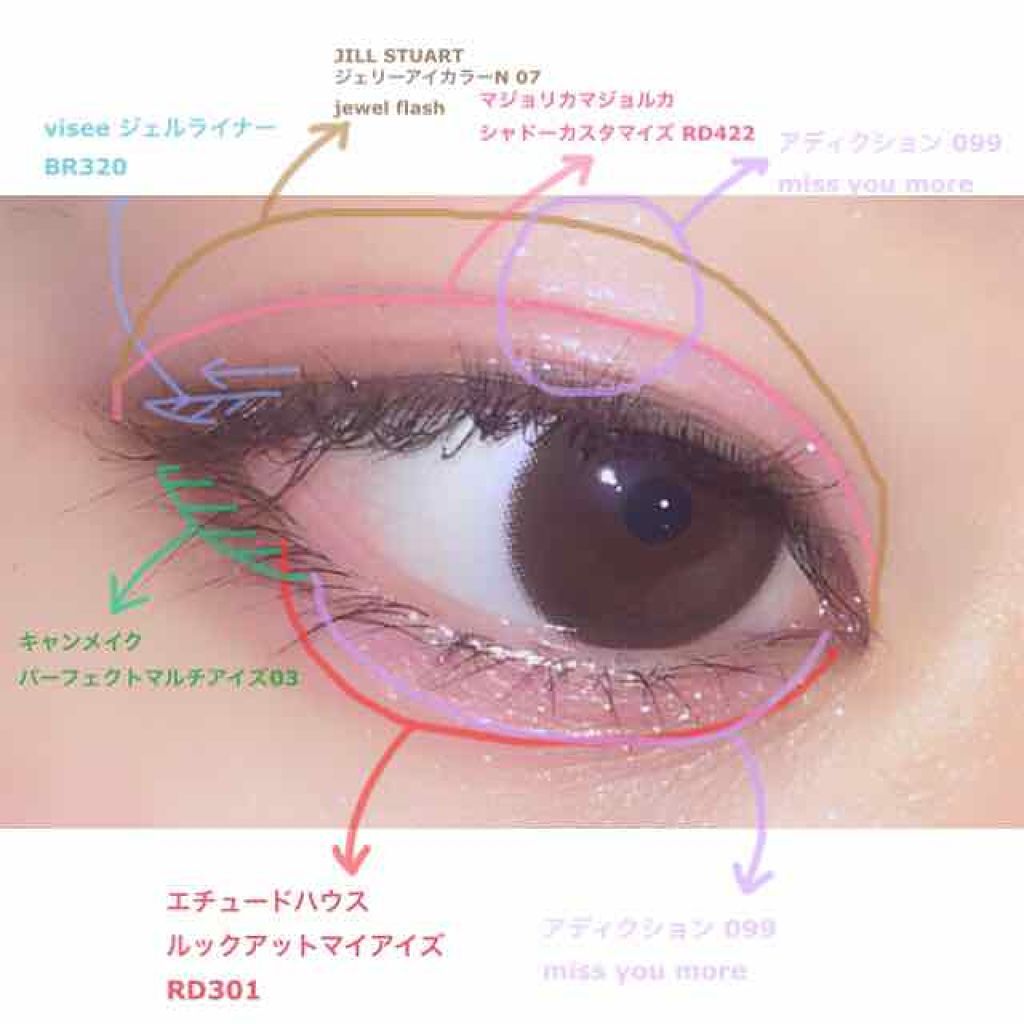 パーフェクトマルチアイズ/キャンメイク/アイシャドウパレットを使ったクチコミ（2枚目）